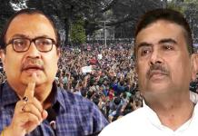 বাংলাদেশ হাই কমিশন ভয় পেয়েছে শুভেন্দুকে! শহরে ফের হাঙ্গামায় দিল্লির রাস্তা দেখালো তৃণমূল