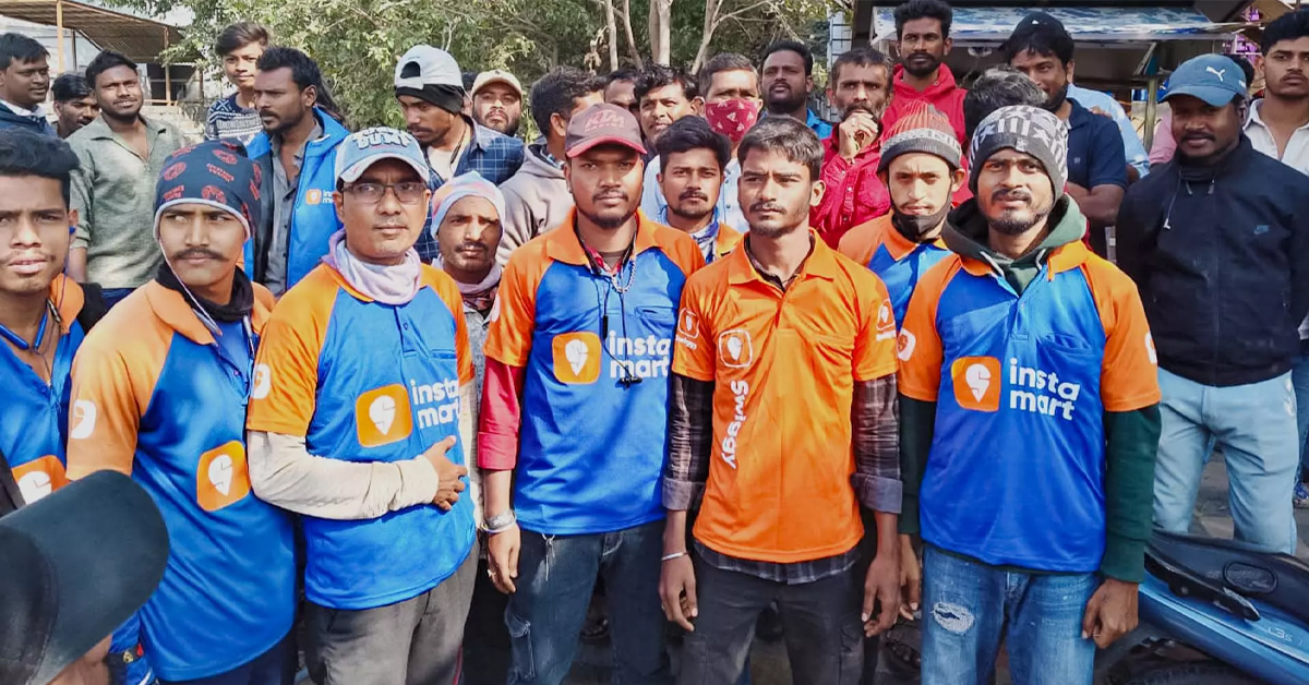 বছরের দ্বিতীয় দিনে ধর্মঘট ব্লিঙ্কিটের গিগ কর্মীদের