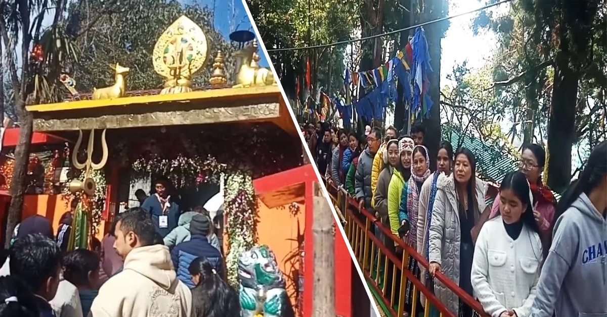 পোশাক বিধি মেনেই নতুন বছরের শুরুতে মহাকাল মন্দিরে পর্যটকদের ঢল