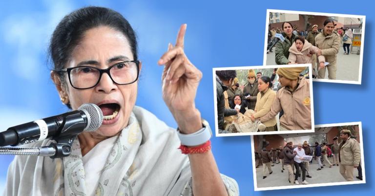 বিজেপির ঔদ্ধত্যকে ধিক্কার! সাংসদদের সঙ্গে লজ্জাজনক আচরণের নিন্দায় মুখ্যমন্ত্রী