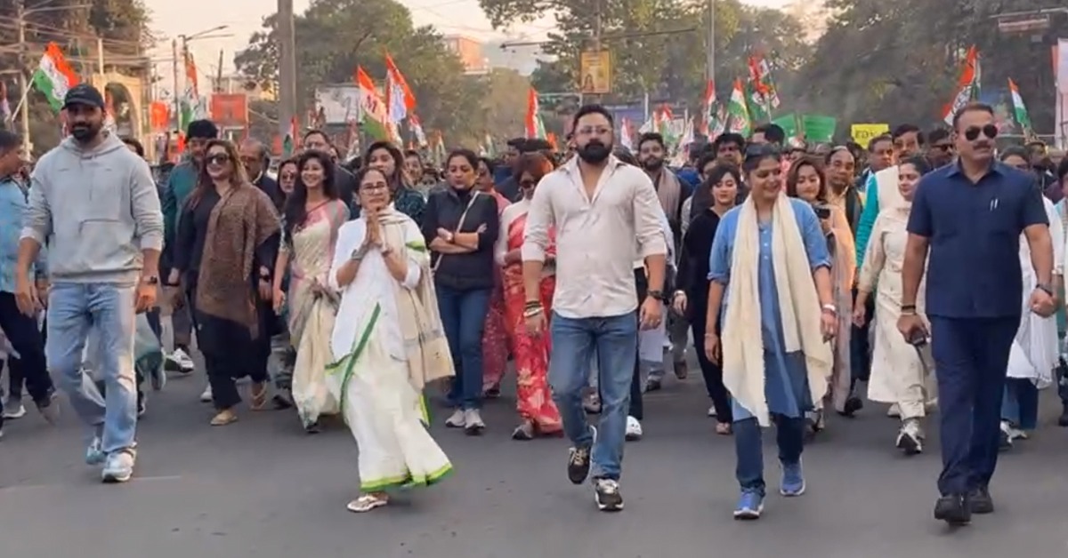 রাস্তাই রাস্তা: ইডি-র হানার প্রতিবাদে মিছিল মমতার, রাজপথে জনজোয়ার