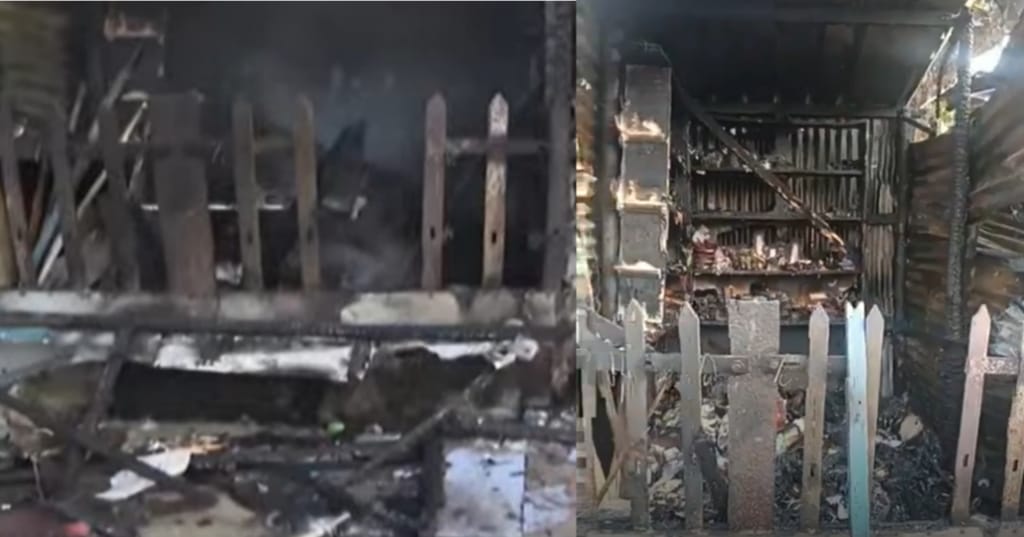 সাত সকালে আগুন: বাঘাযতীন স্টেশন লাগোয়া আগুনে সাময়িক বিপর্যস্ত ট্রেন পরিষেবা