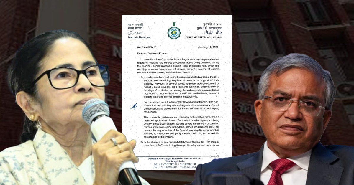 নথির প্রাপ্তি স্বীকার করছে না কমিশন! আরও হয়রানির আশঙ্কা করে জ্ঞানেশ কুমারকে পঞ্চম চিঠি মুখ্যমন্ত্রীর