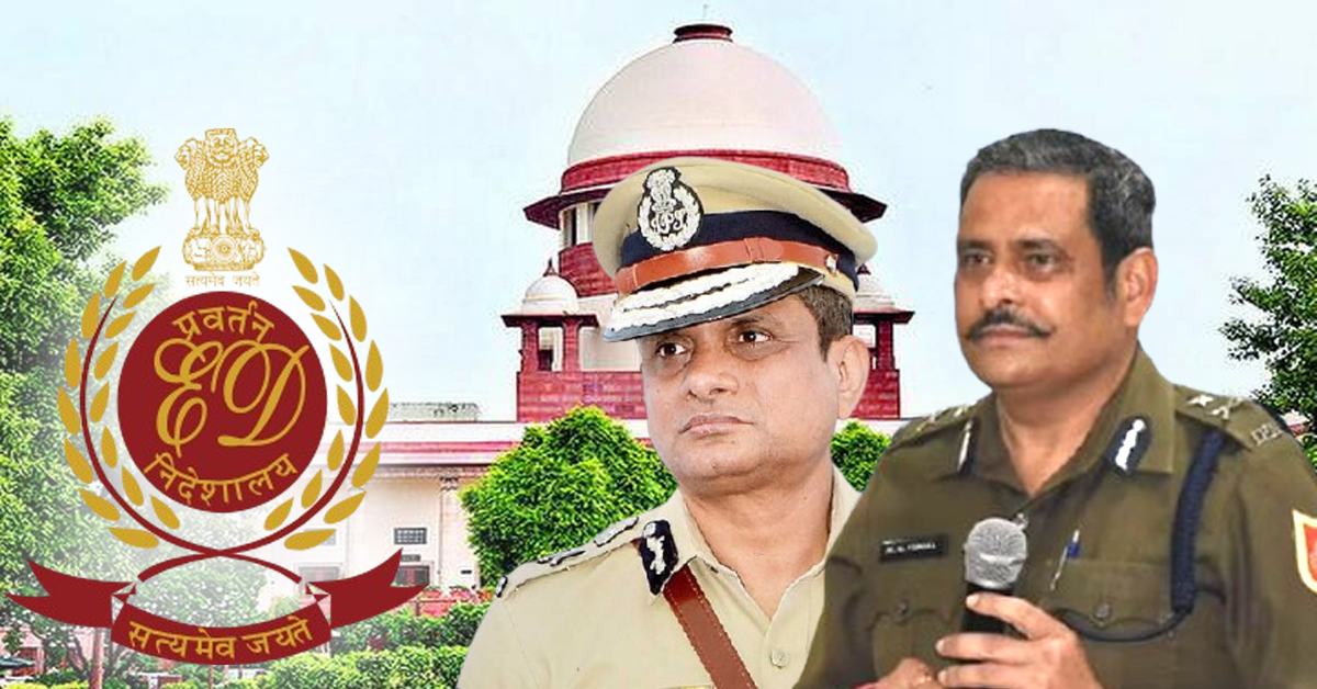 রাজ্যের ডিজিপি-কলকাতার পুলিশ কমিশনারকে সাসপেন্ড করার আর্জি নিয়ে শীর্ষ আদালতে ইডি