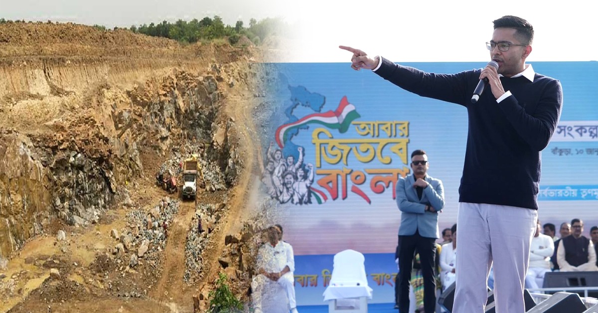 সাতদিনেই কাজ: অভিষেকের প্রতিশ্রুতি মতো শালতোড়ায় পাথর খাদান খোলার প্রক্রিয়া শুরু