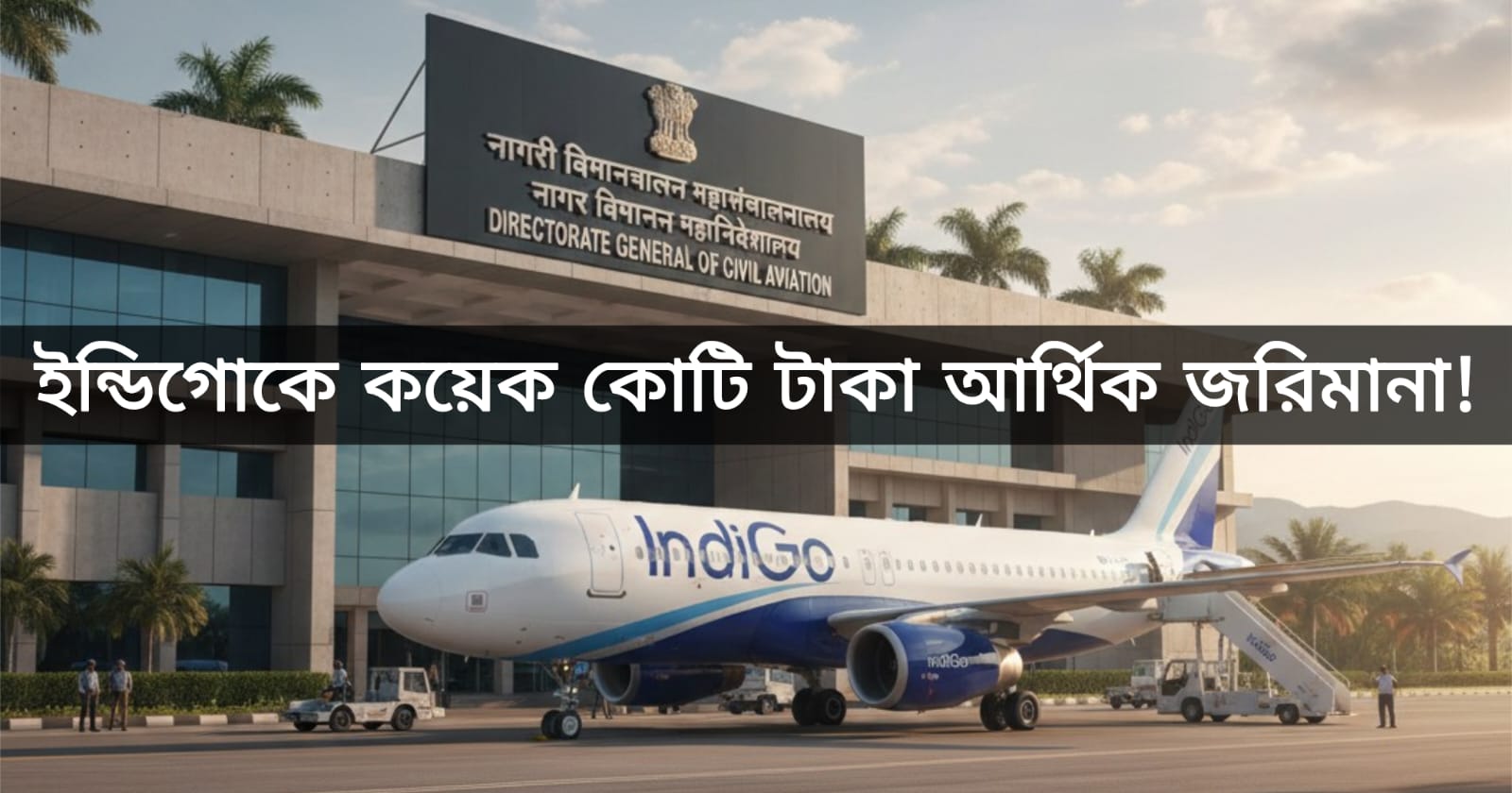 পরিষেবা বিঘ্নিত হওয়া ইন্ডিগোকে ২২ কোটি টাকা জরিমানা ডিজিসিএ-র!