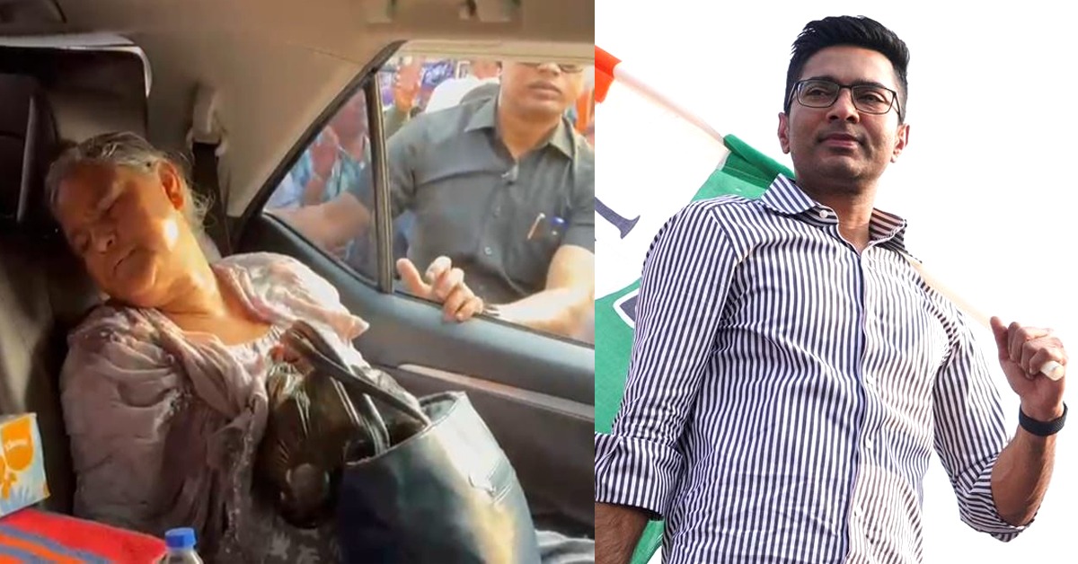 ভিড়ে অসুস্থ অনুরাগী মহিলা: নিজের গাড়িতে বসিয়ে নিজের বোতলের জল দিলেন অভিষেক