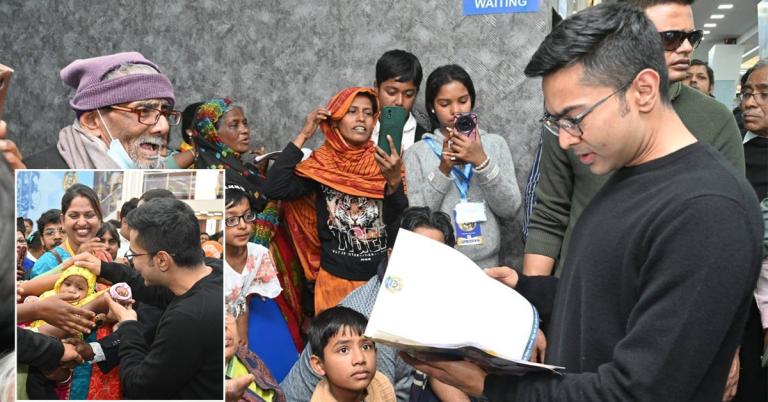 উপচে পড়া ভিড়ে ডায়মন্ড হারবারে ‘সেবাশ্রয় ২’ পরিদর্শনে অভিষেক, উদ্যোগকে কুর্নিশ রোগী-আত্মীয়দের