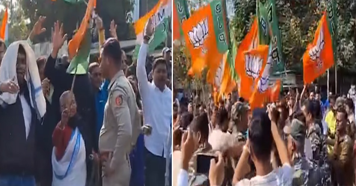 TMC-BJP মিছিল ঘিরে উত্তেজনা বলাগড়ে, পুলিশের তৎপরতায় পরিস্থিতি নিয়ন্ত্রণে
