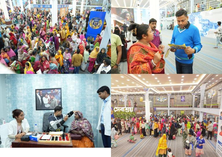 বিরাট কর্মযজ্ঞ, দারুন সাড়া, ডায়মন্ড হারবার সেবাশ্রয়ে দিনে ২৫ হাজার মানুষের চিকিৎসা