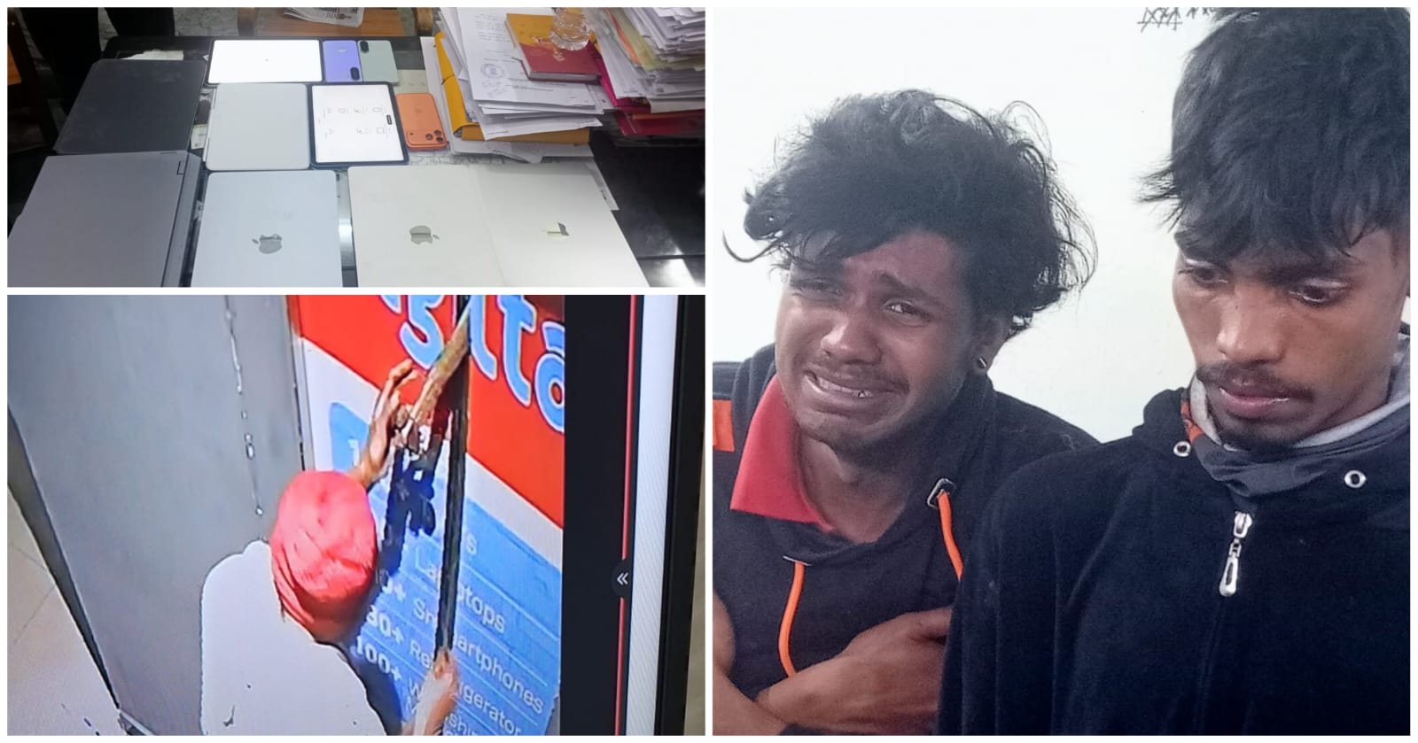 রাতের অন্ধকারের শোরুম থেকে লক্ষাধিক টাকার সরঞ্জাম চুরি! কালিকাপুরের ঘটনায় গ্রেফতার ২