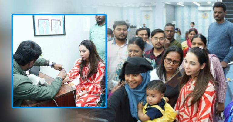 ডায়মন্ড হারবারের 'সেবাশ্রয়'-এ স্বাস্থ্য পরীক্ষা অভিষেক-পত্নী রুজিরার, ঘুরে দেখলেন দোতলা শিবির