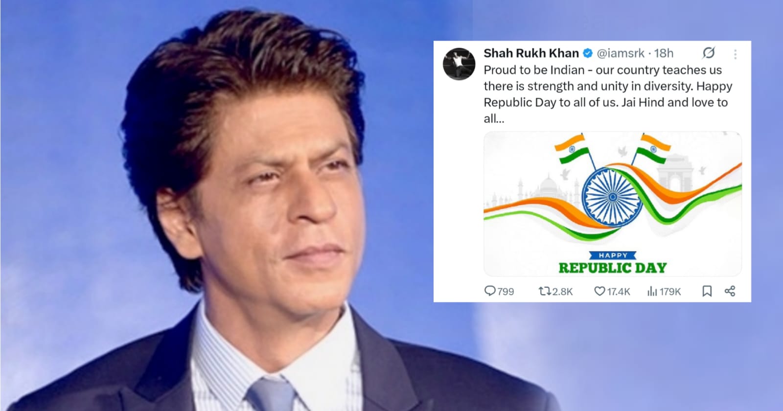 'সাম্প্রদায়িক বিভেদ' বিতর্কে বৈচিত্র্যের মধ্যে ঐক্যের বার্তা শাহরুখের