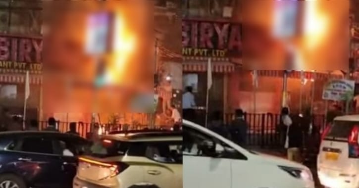 মোমোর গোডাউনে ভয়াবহ অগ্নিকাণ্ডের পর এবার আগুন বিরিয়ানির দোকানে! 