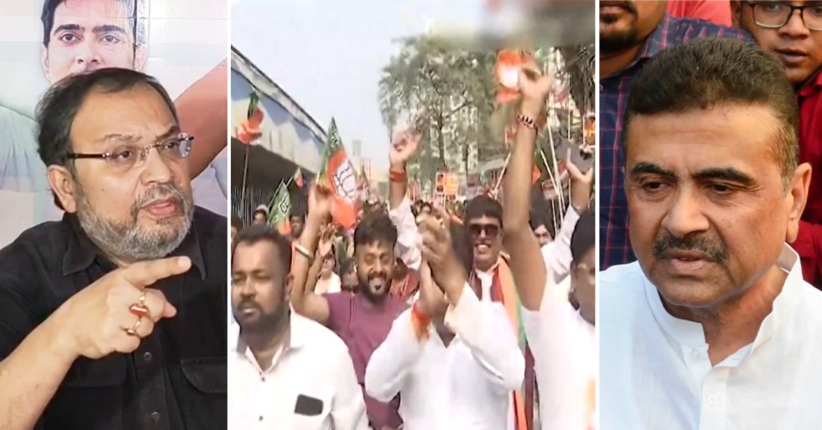 নাজিরাবাদের শুভেন্দুর ‘শোক মিছিলে’ বাজল ডিজে! চোখে আঙুল দিয়ে দেখালো তৃণমূল