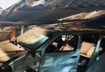 কুলপিতে তৃণমূল নেতার গাড়িতে ভয়াবহ বিস্ফোরণ, উড়ে গেল অ্যাসবেস্টসের শেডও