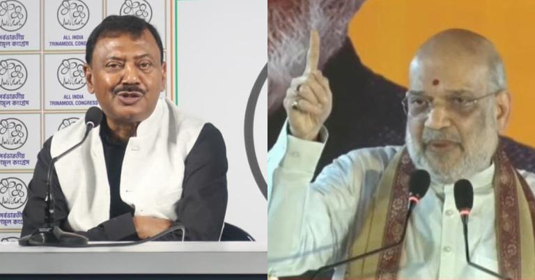 সরস্বতী পুজো বন্ধ করা মাঠেই অমিত শাহর সভা! বাংলা-বিরোধীদের ধুইয়ে দিল তৃণমূল