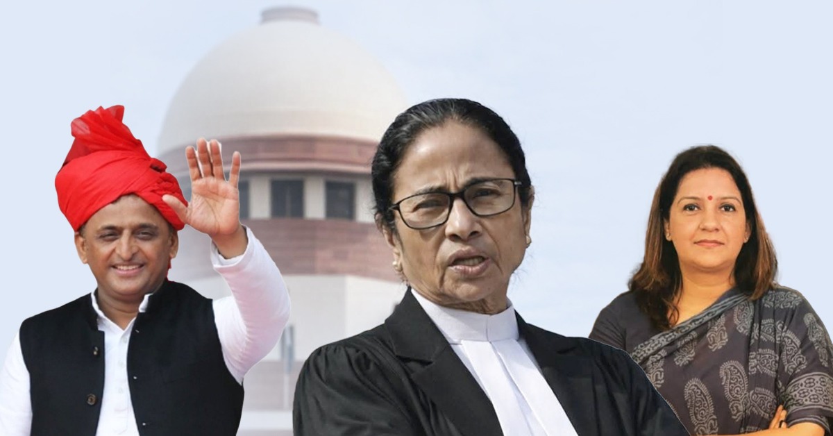 এভাবেই লড়াই চালান একজন নেত্রী: মমতা বন্দ্যোপাধ্যায়ের পাশে অখিলেশ, প্রিয়াঙ্কা
