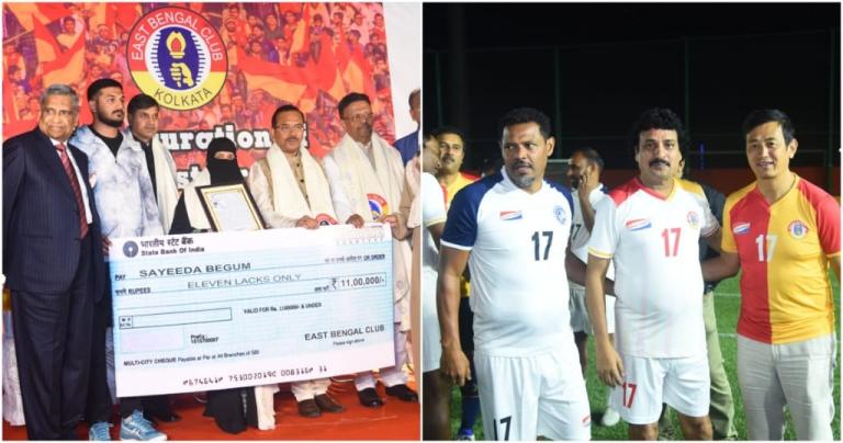 প্রয়াত ইলিয়াশের পরিবারকে অর্থ সাহায্য ইস্টবেঙ্গলের, নতুন টার্ফের মাঠে বাইচুং-ব্যারেটোরা