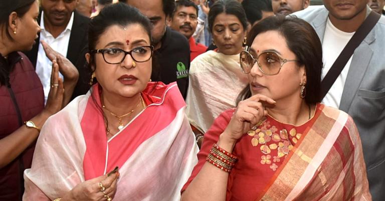 বক্স অফিসে 'মর্দানি'র দাপট নিয়ে কালীঘাটে 'বলিউড কুইন' রানি! সঙ্গে দেবশ্রী