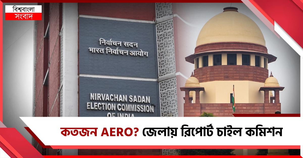 কতজন AERO? জেলায় রিপোর্ট চাইল কমিশন