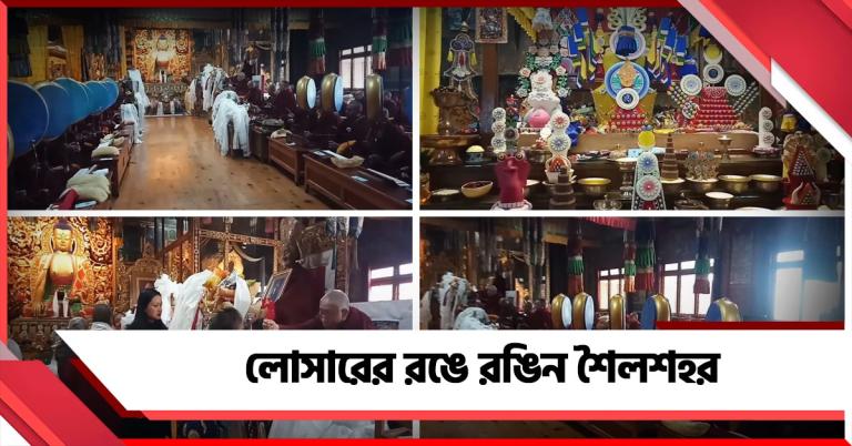 বাখু-খাপচো আর শিঙ্গা নাচে পাহাড়ে বসন্ত, লোসারের রঙে রঙিন শৈলশহর 