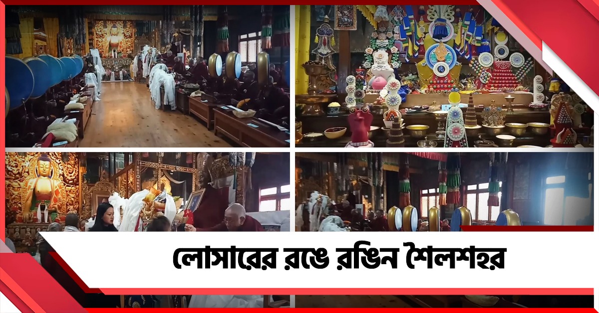 বাখু-খাপচো আর শিঙ্গা নাচে পাহাড়ে বসন্ত, লোসারের রঙে রঙিন শৈলশহর 
