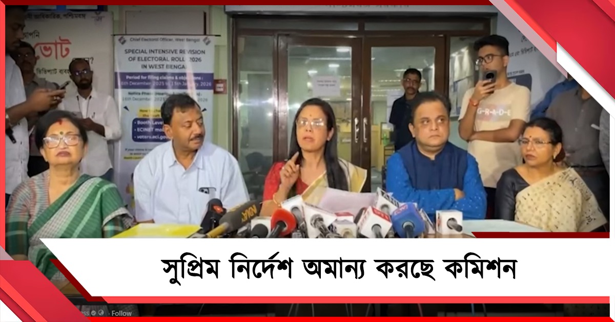 ভোটার তালিকা সংশোধনে কারচুপি! অভিযোগ জানিয়ে কমিশনের দ্বারস্থ তৃণমূলের পাঁচ সদস্যের প্রতিনিধি দল