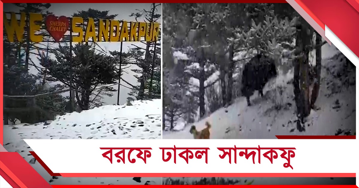 অপ্রত্যাশিত তুষারপাত, বরফে ঢাকল সান্দাকফু