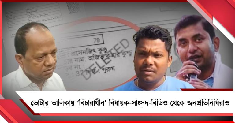 বিধায়ক-সাংসদ থেকে বিডিও! ভোটার তালিকায় ‘বিচারাধীন’ খোদ জনপ্রতিনিধিরাও 