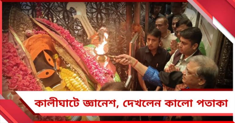 কালীঘাটে পুজো দিতে জ্ঞানেশ কুমার: শুনলেন 'জবাব চাই' স্লোগান