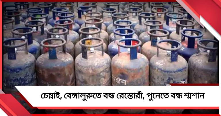 বাণিজ্যিক গ্যাসে কেন্দ্রের কোপ, দেশ জুড়ে প্রভাব হোটেল থেকে শ্মশানে
