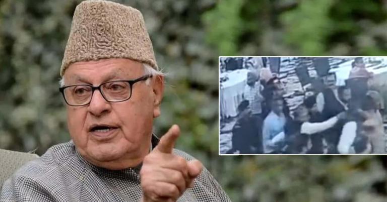 কান ঘেঁষে গেল: জম্মু ও কাশ্মীর প্রাক্তন মুখ্যমন্ত্রী ফারুক আবদুল্লাকে লক্ষ্য করে গুলি