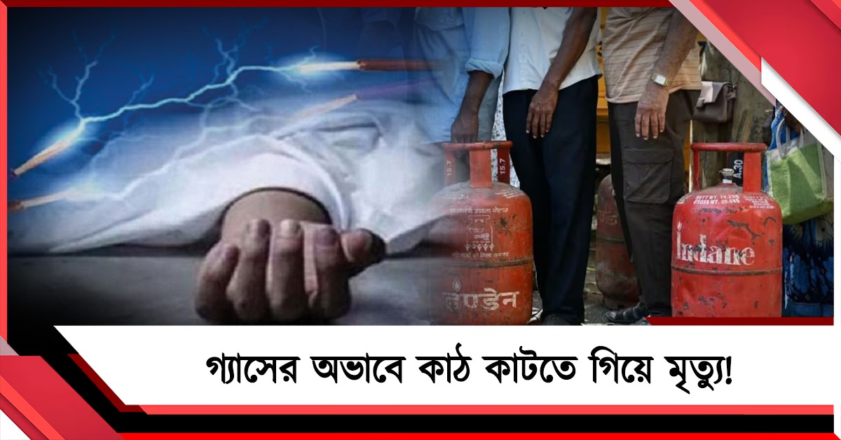 গ্যাস সংকটের বলি! কাঠ কাটতে গিয়ে বিদ্যুৎস্পৃষ্ট হয়ে মৃত্যু বৃদ্ধের