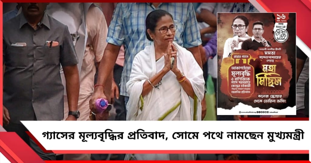 জ্বালানি গ্যাস নিয়ে কেন্দ্রের হঠকারিতা: সোমে পথে মমতা-অভিষেক