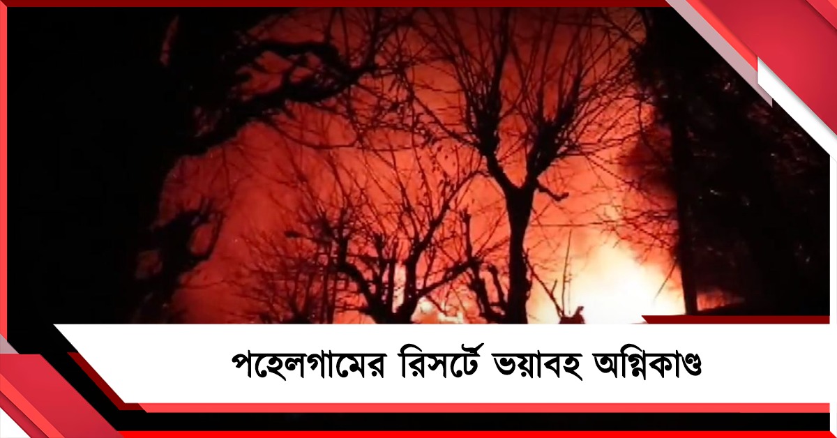 পহেলগামের রিসর্টে ভয়াবহ অগ্নিকাণ্ড, আতঙ্কিত পর্যটকরা