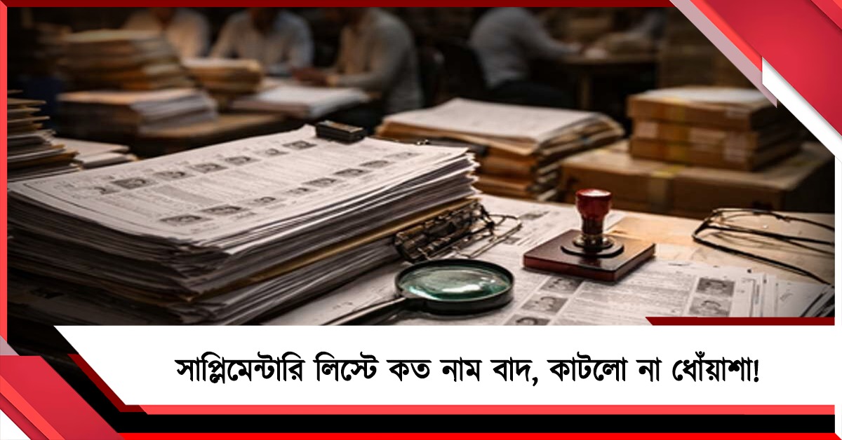 সাপ্লিমেন্টারি লিস্টে কত নাম বাদ, কাটলো না ধোঁয়াশা! আজ জেলায় জেলায় পৌঁছবে তালিকা