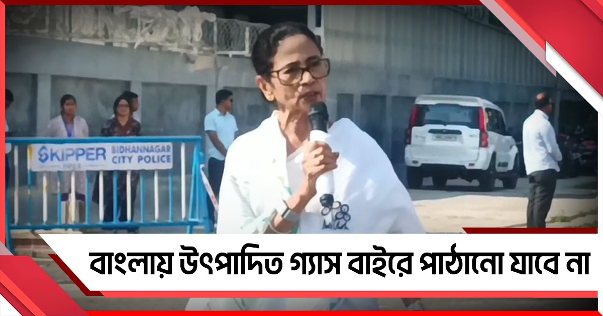বাংলায় উৎপাদিত গ্যাস বাইরে পাঠানো যাবে না: বিমানবন্দরে দাঁড়িয়ে কেন্দ্রকে বার্তা মুখ্যমন্ত্রীর