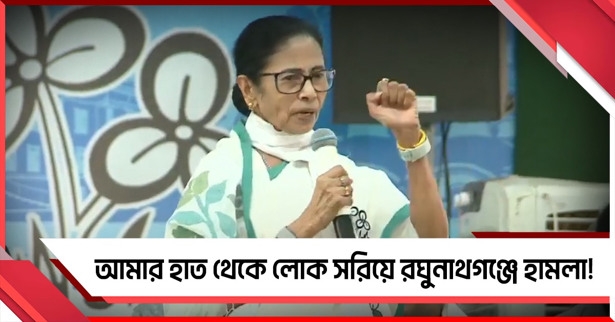 বিজেপি করেছে: রঘুনাথগঞ্জের অশান্তিতে সরাসরি আক্রমণ মমতার