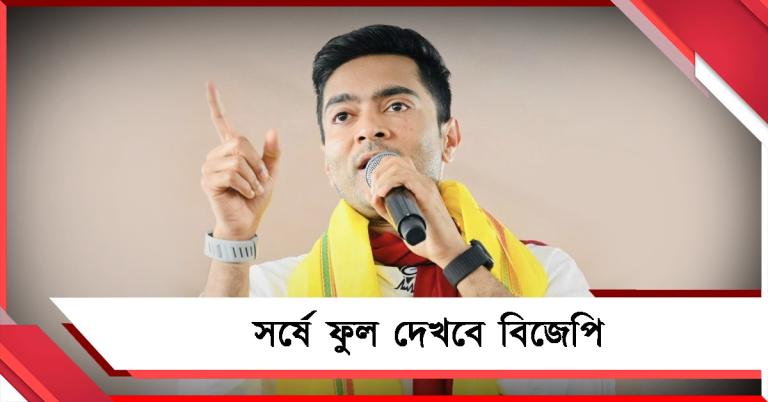 ইভিএম খুললে সর্ষে ফুল দেখবে বিজেপি, করণদিঘির সভা থেকে হুঁশিয়ারি অভিষেকের