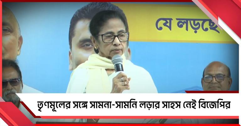 তৃণমূলের সঙ্গে গণতান্ত্রিকভাবে লড়াই করার সাহস নেই বিজেপির, তোপ মমতার