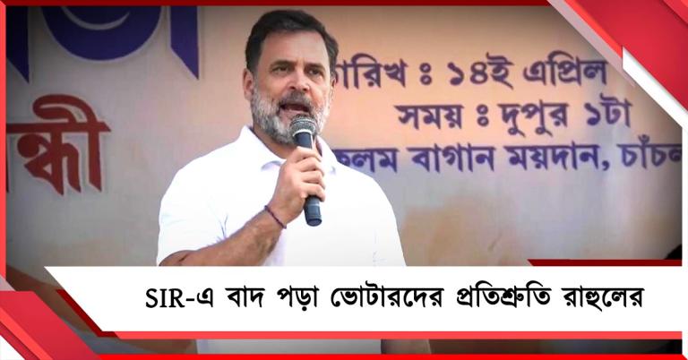 কংগ্রেসের সরকার হলে বাদ পড়া ভোটারদের নাম উঠবে: অভিষেকের সুরে প্রতিশ্রুতি রাহুলের!