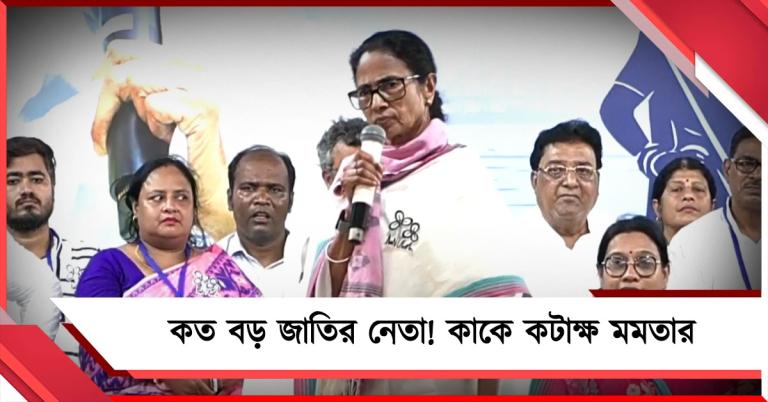 কত বড় জাতির নেতা! কাকে কটাক্ষ তৃণমূল সভানেত্রীর
