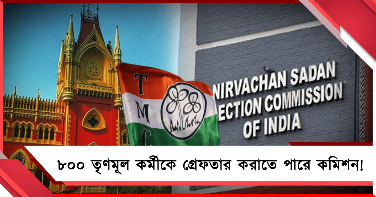 ৮০০ কর্মীকে গ্রেফতার করাতে পারে কমিশন! হাই কোর্টের দ্বারস্থ তৃণমূল