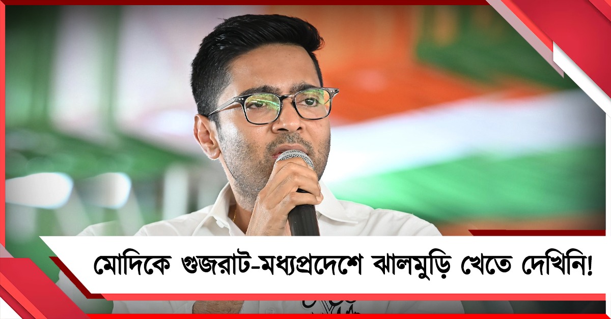 মোদিকে গুজরাট-মধ্যপ্রদেশে ঝালমুড়ি খেতে দেখিনি! বাংলার আইনশৃঙ্খলা নিয়ে প্রশ্ন তোলা বিজেপির মুখে ঝামা ঘষলেন অভিষেক