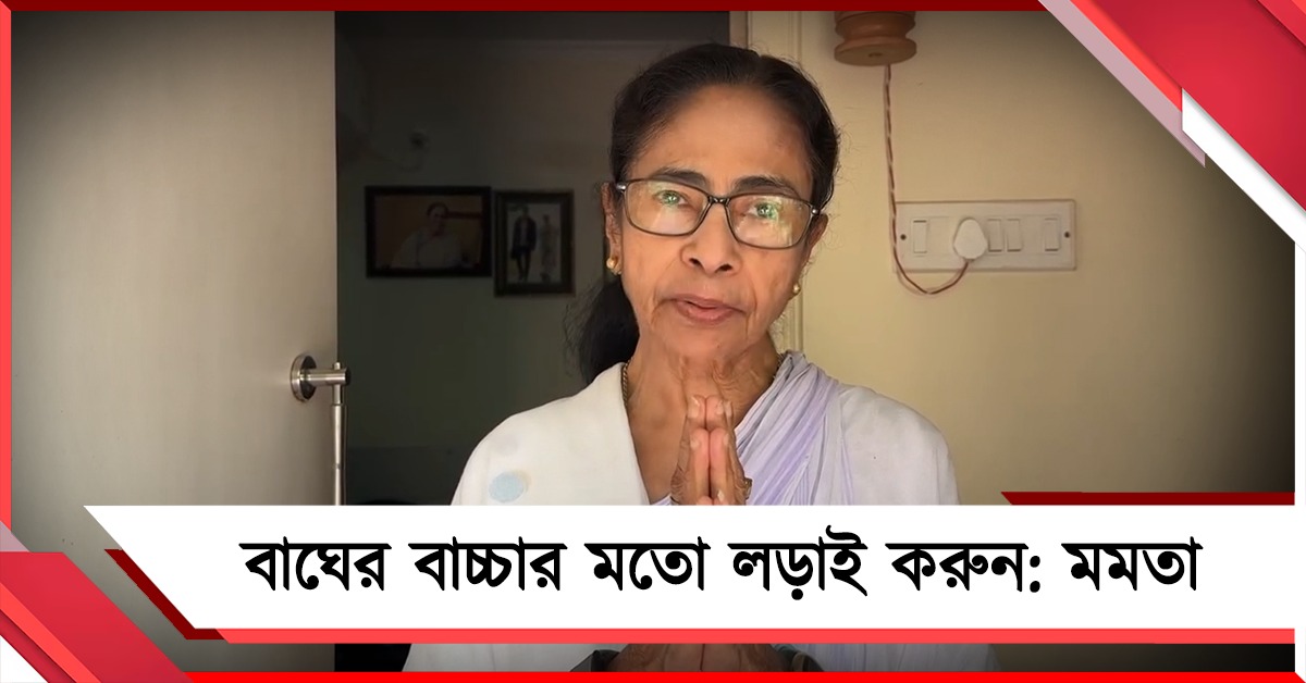 সূর্যাস্তের পরে তৃণমূলের জয় নিশ্চিত, বাঘের বাচ্চার মতো লড়াই করুন: বার্তা দলনেত্রীর