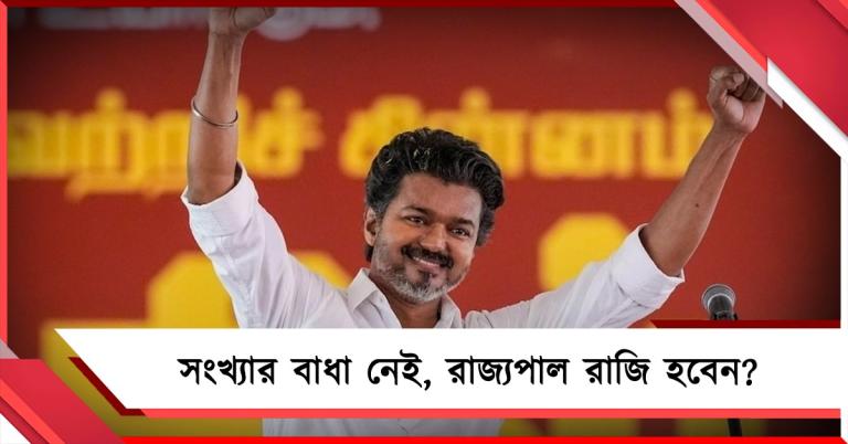অবশেষে ম্যাজিক নম্বর ছোঁয়া: তামিলনাড়ুতে সরকার গড়ার পথে বিজয়