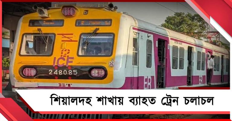 অফিস টাইমে শিয়ালদহ শাখায় ব্যাহত রেল চলাচল, বিরক্ত যাত্রীরা