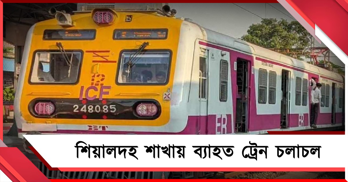 অফিস টাইমে শিয়ালদহ শাখায় ব্যাহত রেল চলাচল, বিরক্ত যাত্রীরা 