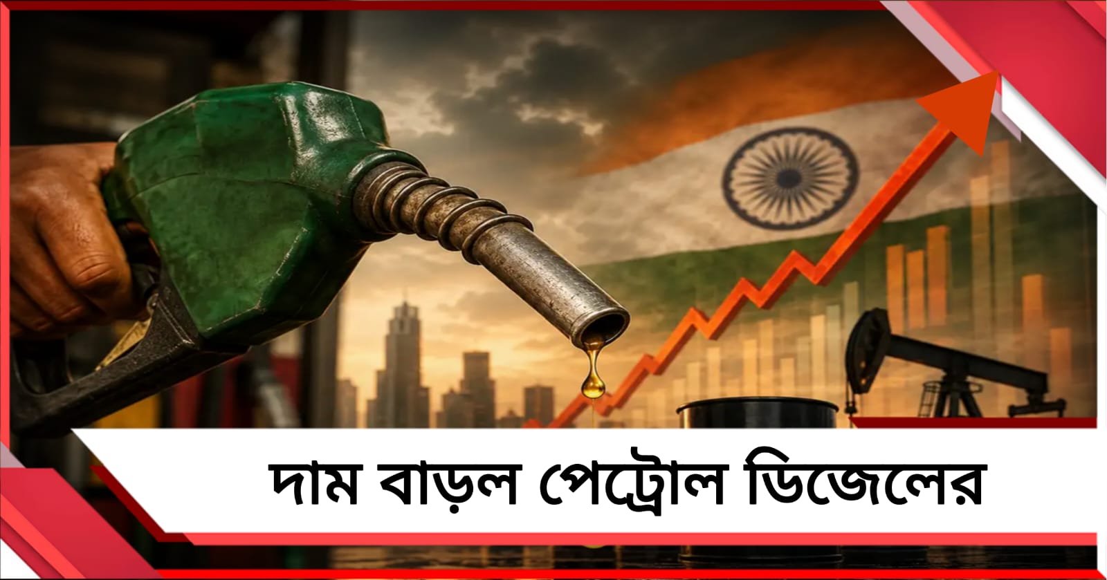 আশঙ্কাই সত্যি, দাম বাড়ল পেট্রোল-ডিজেলের